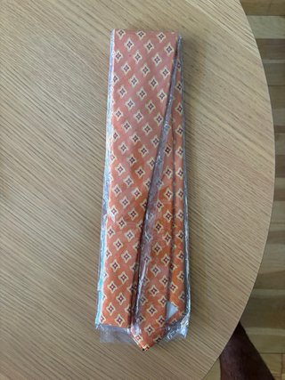 Corbata Paul Verlaine Naranja y Amarillo