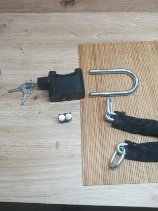 Candado con alarma para moto/bici