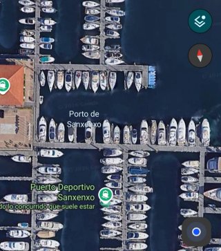 Amarre de 12 m en Puerto Deportivo de Sanxenxo