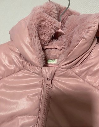 Abrigo niña rosa Benetton