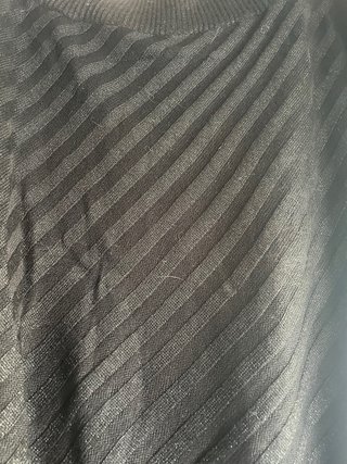 Vestido canalé brillos Bershka