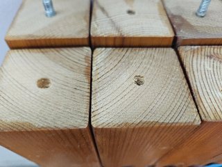 11 Palos de madera fresados para decoración
