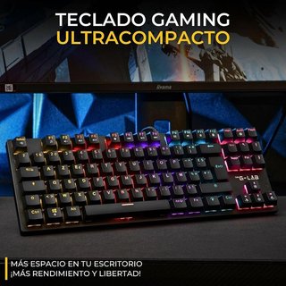Teclado Mecánico Gaming TKL RGB QWERTY ES NUEVO
