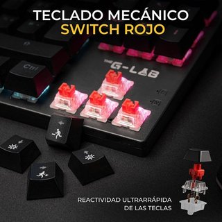Teclado Mecánico Gaming TKL RGB QWERTY ES NUEVO