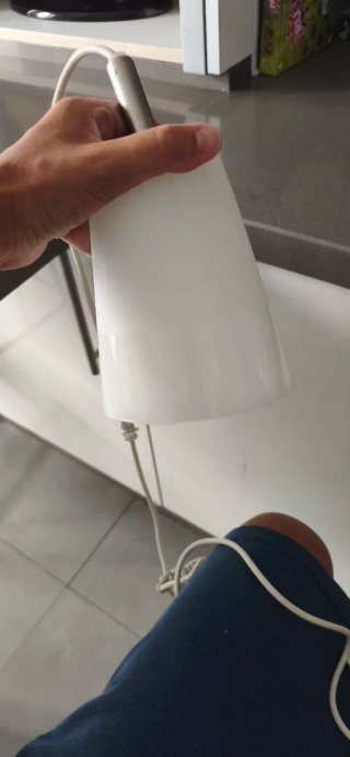 Lámpara colgante Ikea cristal y metal