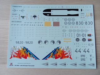JAS-39D GRIPEN TWIN SEATER MAQUETA ITALERI 1/48