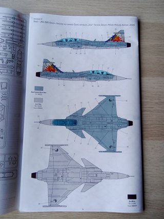 JAS-39D GRIPEN TWIN SEATER MAQUETA ITALERI 1/48