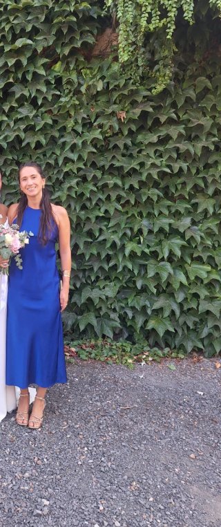 Vestido de fiesta azul