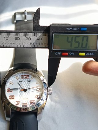 Orologio Police Uomo Acciaio Nero
