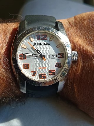 Orologio Police Uomo Acciaio Nero