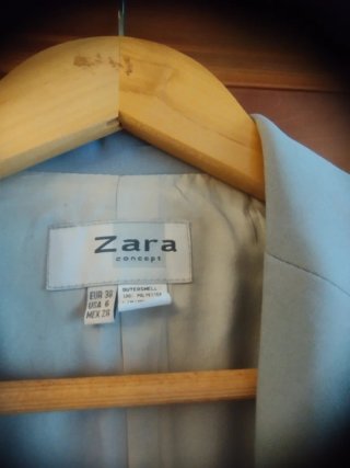 Chaqueta americana Zara azul