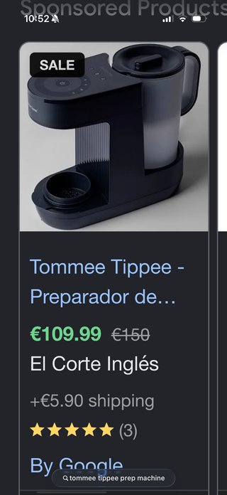 Tommee Tippee Máquina Preparadora de Biberones