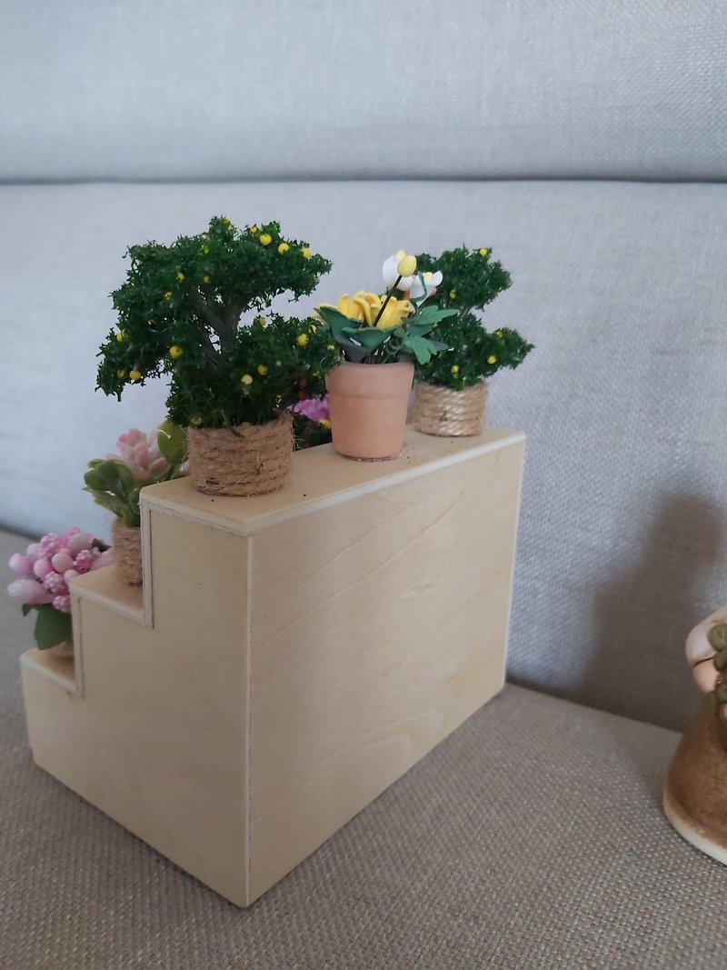 Bancale presepe con fiori