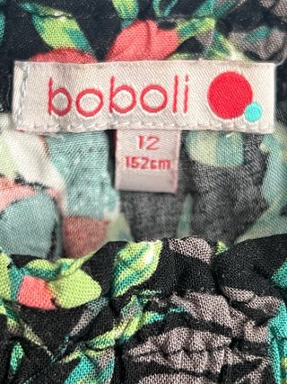 Conjunto Falda Vaquera y Blusa Estampada