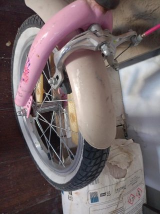 Bicicleta infantil niña rosa