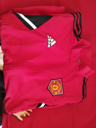 Chándal Manchester United Adidas Rojo y Negro