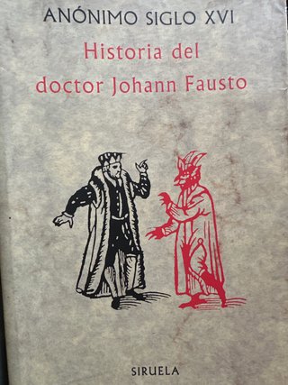 Libro Historia del doctor Fausto