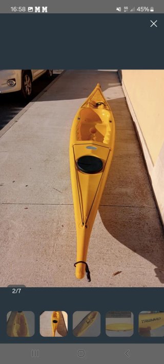 Kayak individual rígido Tribord RK500