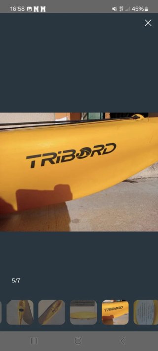 Kayak individual rígido Tribord RK500
