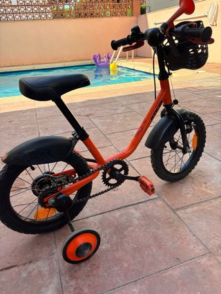 Bicicleta infantil B'TWIN 16 naranja