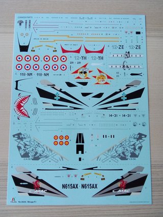 MIRAGE F1 C/CR ESPAÑA MAQUETA ITALERI 1/48
