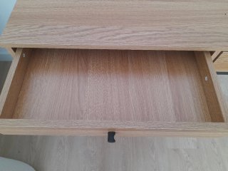 Escritorio madera y metal