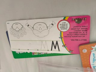 Lote 2 libros Mini abremente de mayúsculas y núm
