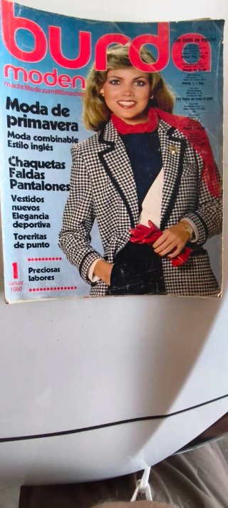 4 Revistas burda año 1980