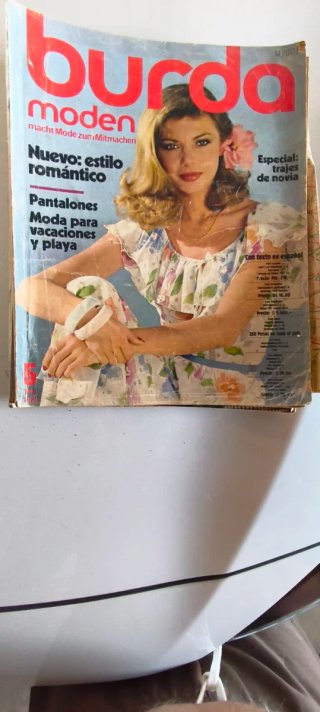 4 Revistas burda año 1980