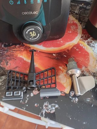 Robot Cocina Mambo Negro + Accesorios Jarra Acero