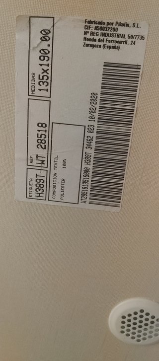 Base de cama elevable sin tapa