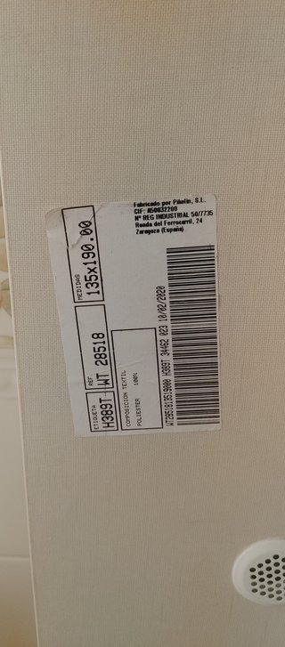 Base de cama elevable sin tapa
