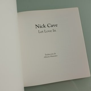 Libro. Nick Cave. Let Love In. Letras