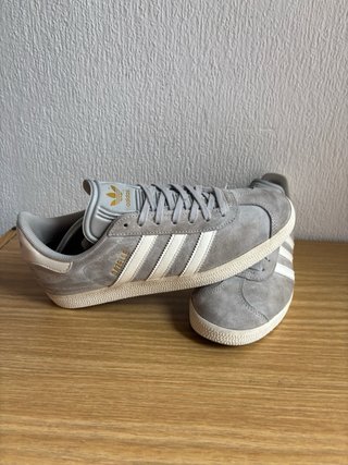 Adidas Gazelle Gris/Blanco