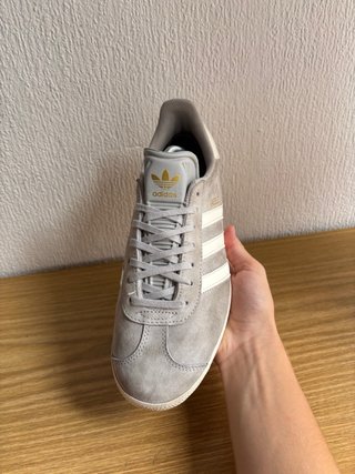 Adidas Gazelle Gris/Blanco