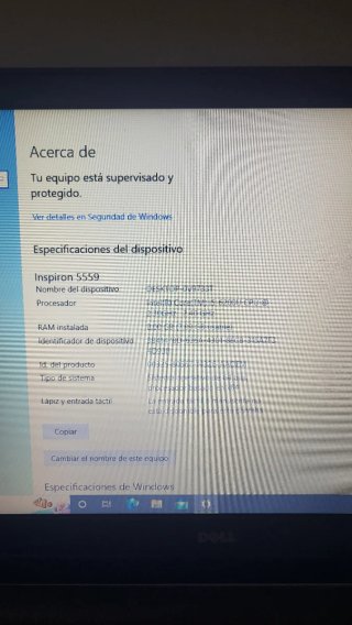 Portátil Dell DESKTOP-0V9733T