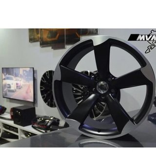 Juego de 4 Llantas 19 Rotor Black mate AU040