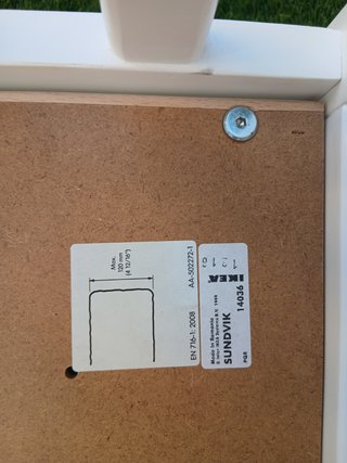 Cuna IKEA Sundvik 60x120 + colchón