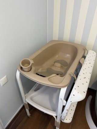 Bañera y cambiador para bebé