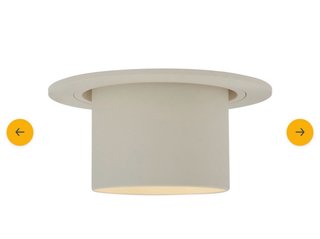 Foco empotrado LED GU10 Beige Redondo orientable