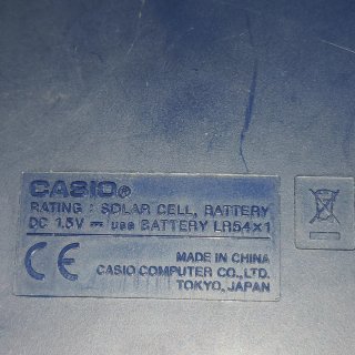 CALCULADORA CASIO MS-120TER CON EURO & TAX