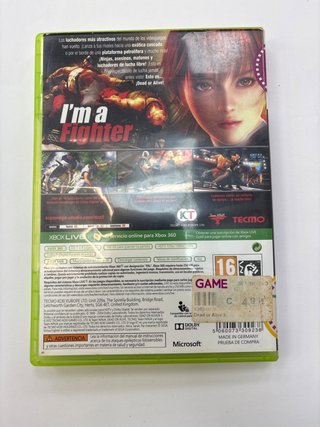 Videojuego Xbox 360 Dead Or Alive 5