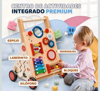 Andador Madera Bebé Montessori 6 en 1