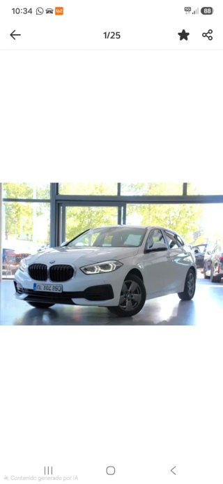 #Coche BMW Serie 1 109 CV año 2023 con 28851KMS