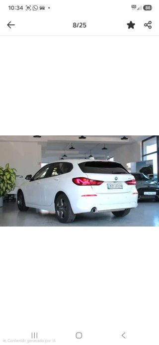 #Coche BMW Serie 1 109 CV año 2023 con 28851KMS