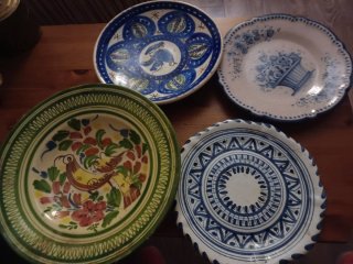 3 Piatti Decorativi Antichi. Ognuno