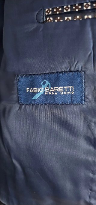 Americana Fabio Beretti Azul Hombre