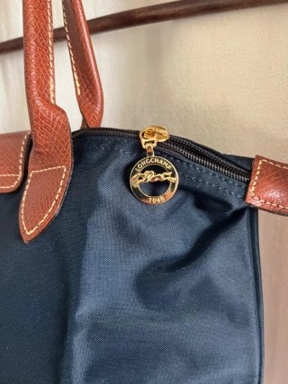 Bolso Longchamp Azul Marino L