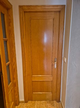 Puerta de madera interior