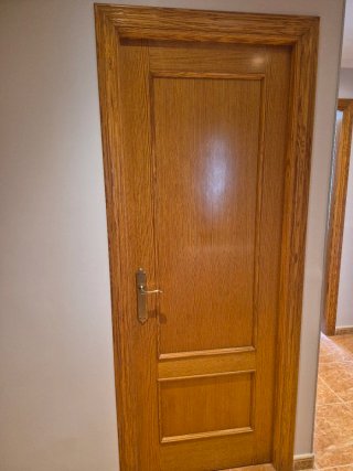 Puerta de madera interior